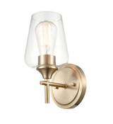 image 1-Light 5 in Modern Gold Wall Sconce