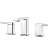 image Pfister Deckard 8 in Widespread 2-Handle Bathroom Faucet in Polished Chrome