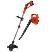 image Black + Decker 40V MAX Cordless String TrimmerSweeper Combo Kit 2-Tool