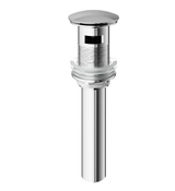 image Vigo Bathroom Sink Pop-Up Drain with Overflow in Chrome