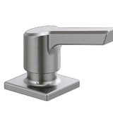 image Delta Pivotal Deck-Mount Soap and Lotion Dispenser in Arctic Stainless