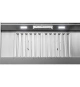 image Zephyr Monsoon I 42 in Insert Range Hood with Light in Stainless Steel